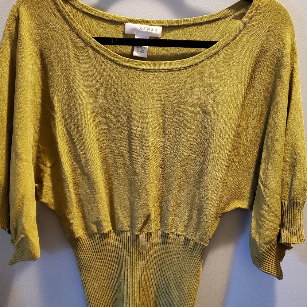 Kenar Olive Green Blouse Size Medium
